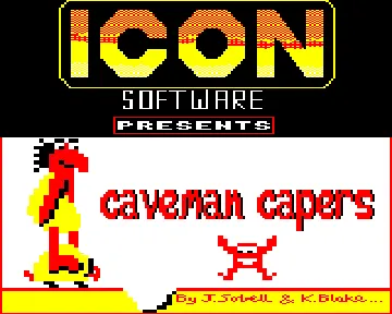 Caveman Capers (1985)(Icon) screen shot title